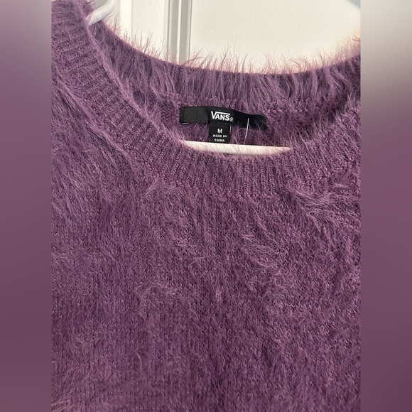 Vans Fuzzy Purple Sweater Vest - Picture 5 of 5
